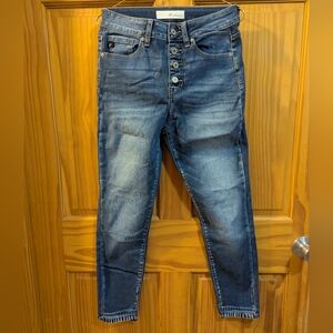 KanCan Women's Skinny Jeans - Dark Blue